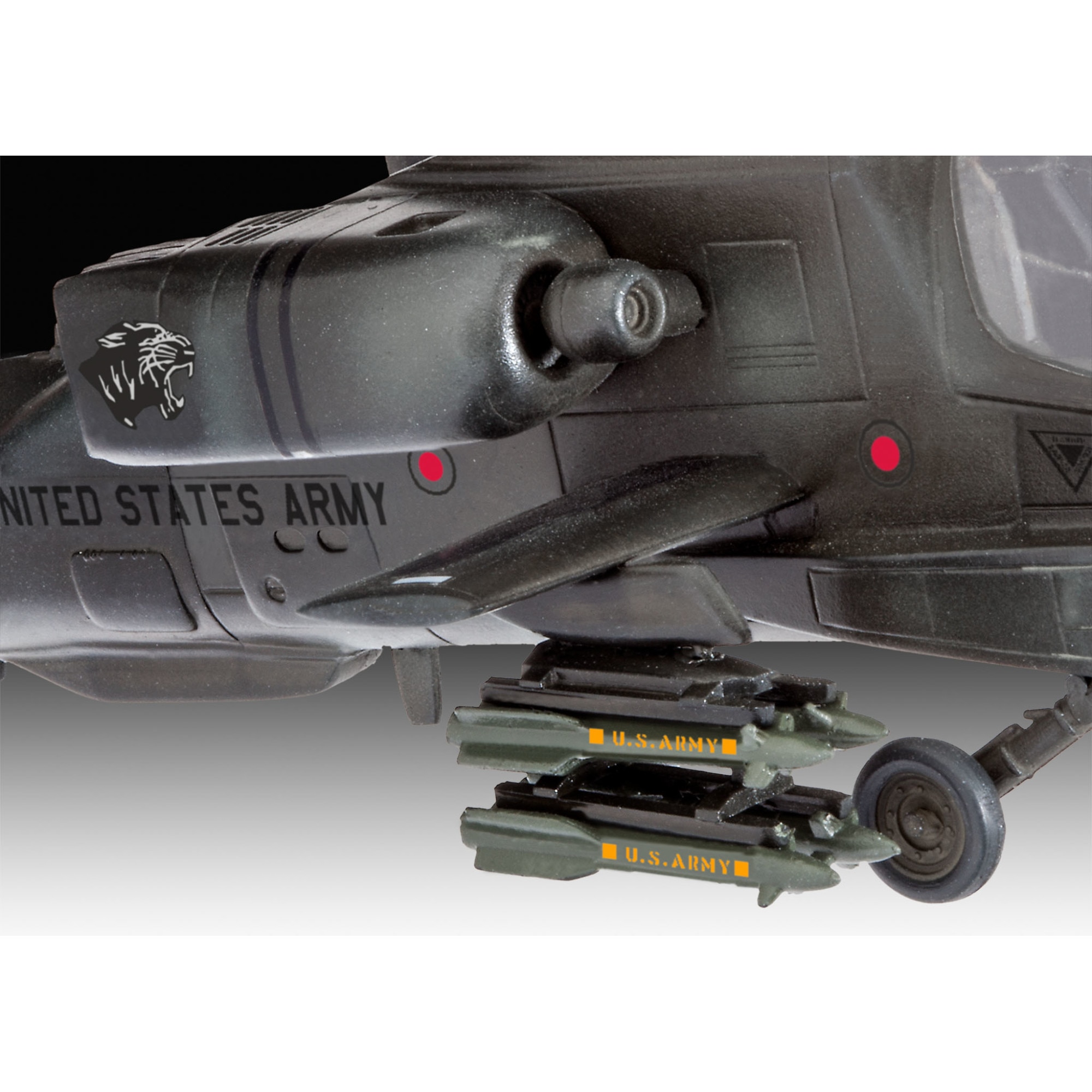 MAQUETTE HÉLICOPTÈRE DE combat AH-64 A Apache - Marque Revell EUR 6,00