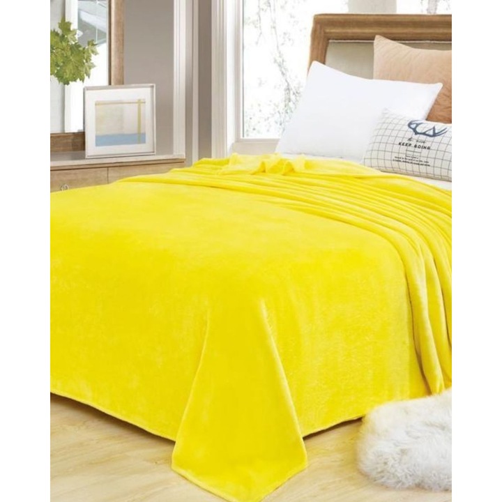 Одеяло Cocolino, Двойно легло, 200 x 230 см, Жълт