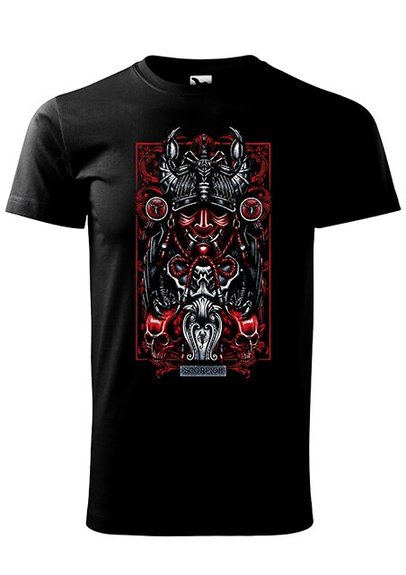 Tricou cu maneca scurta,K-off,negru,Zodia Scorpion