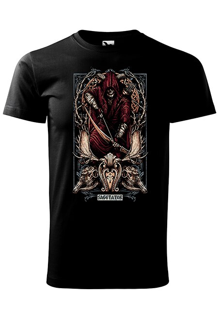 Tricou cu maneca scurta,K-off,negru,Zodia Sagetator