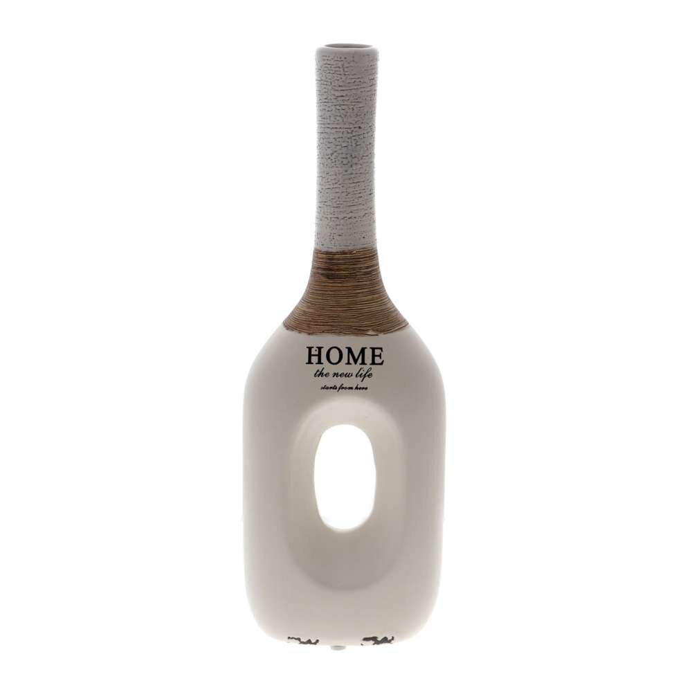 Vaza Moderna Subtire Crem Home 11x34 cm