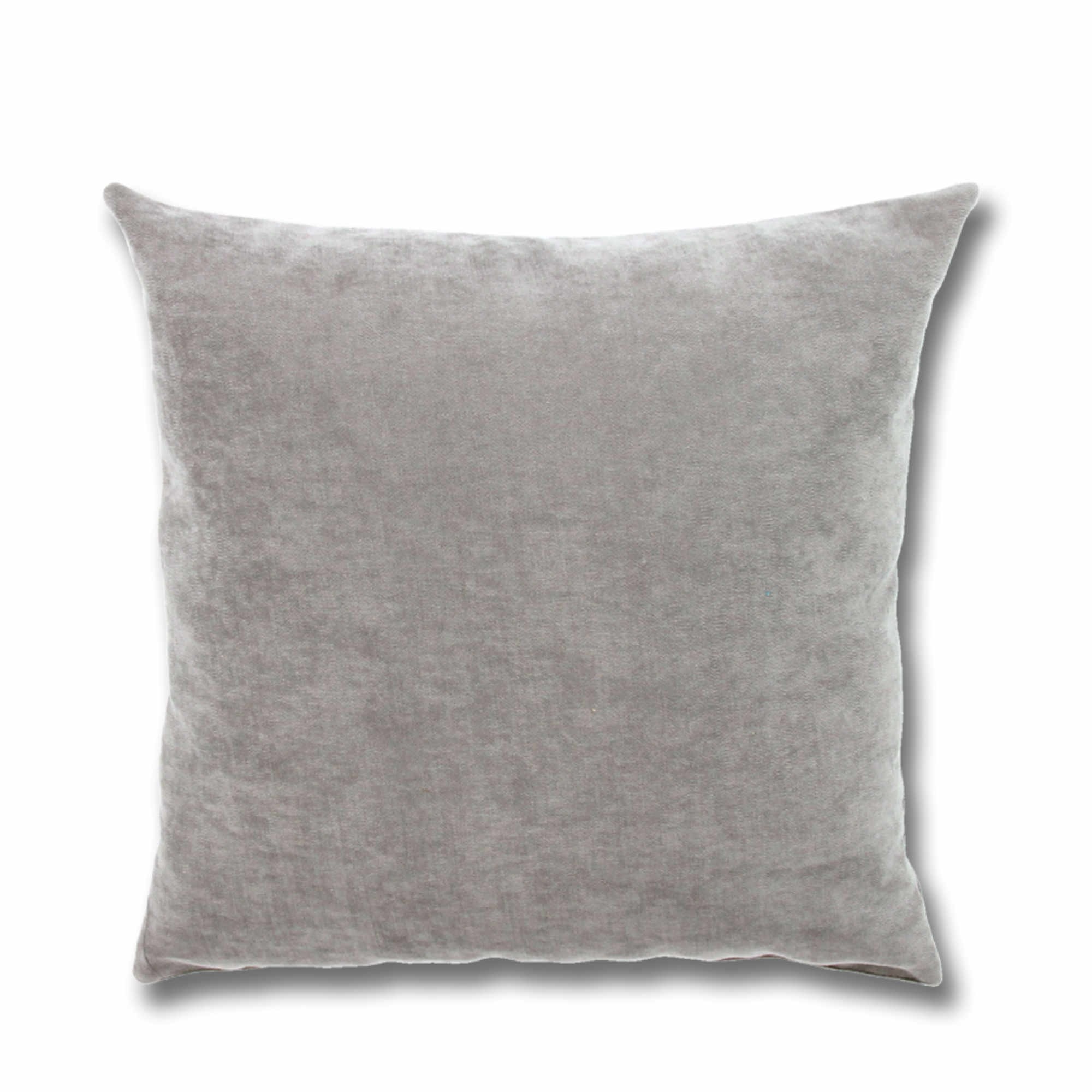 Perna decor Hazan, hipoalergenica, poliester + fibra poliester siliconizata, gri, 50 x 50 cm