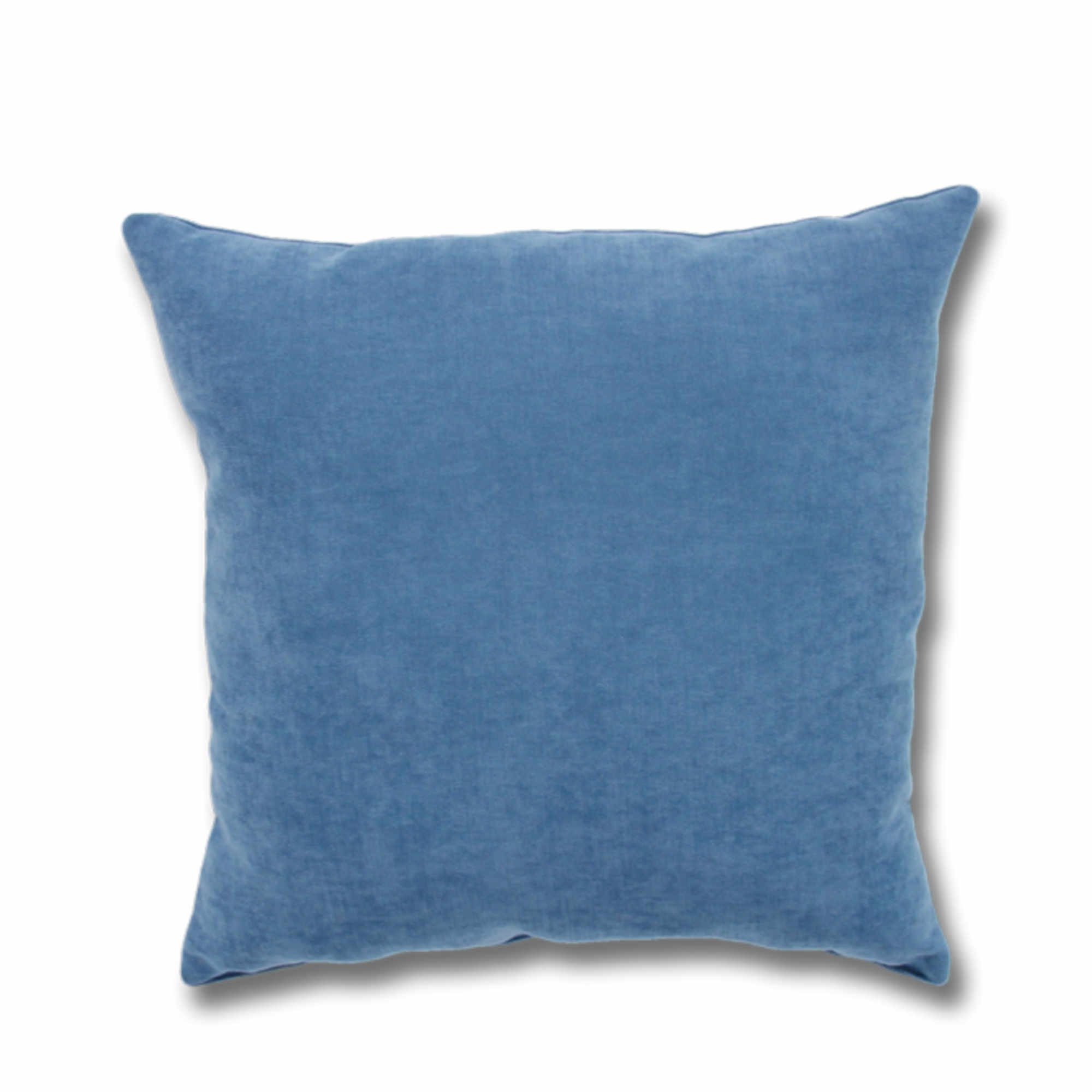 Perna decor Hazan, hipoalergenica, poliester + fibra poliester siliconizata, albastru deschis, 50 x 50 cm