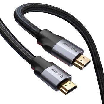 Cablu Baseus Enjoyment Series Mini Display-Port la HDMI 4K 1m, negru Cablu Baseus Enjoyment Series Mini Display-Port la HDMI 4K 1m, negru