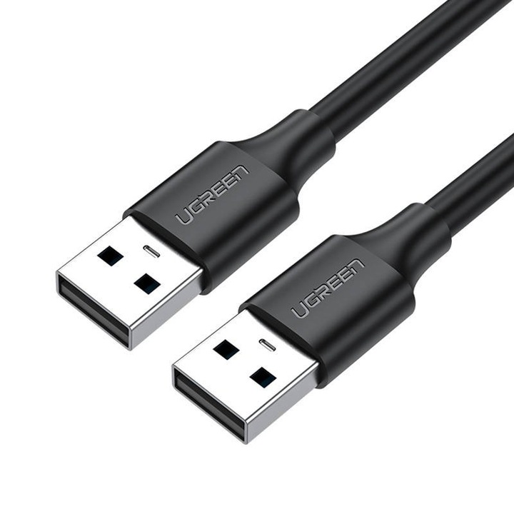 UGREEN US102 Adatkábel, USB 2.0 kábel, 3m, fekete