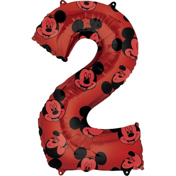 Balon folie cifra 2 Mickey Mouse 66cm 0026635401326 Balon folie cifra 2 Mickey Mouse 66cm 0026635401326