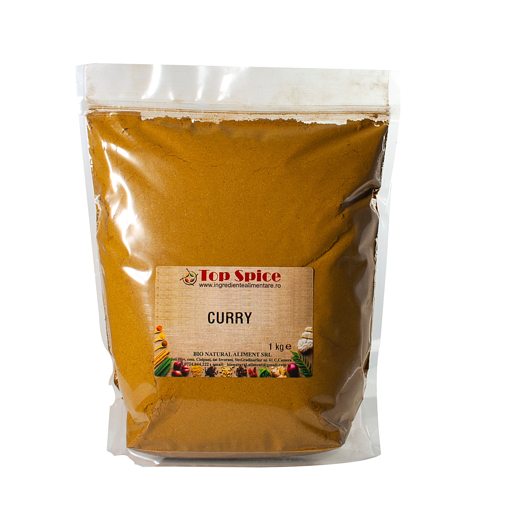 Curry pudra TOP SPICE, 1000 g