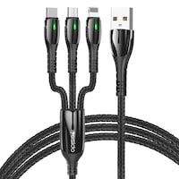 cablu de incarcare yesido 3in1 fast charge 5a negru usb type-c lighting micro-usb 12m imagen 15_0_
0