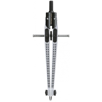Compas Quick-Set Grip Faber-Castell, Argintiu Compas Quick-Set Grip Faber-Castell, Argintiu