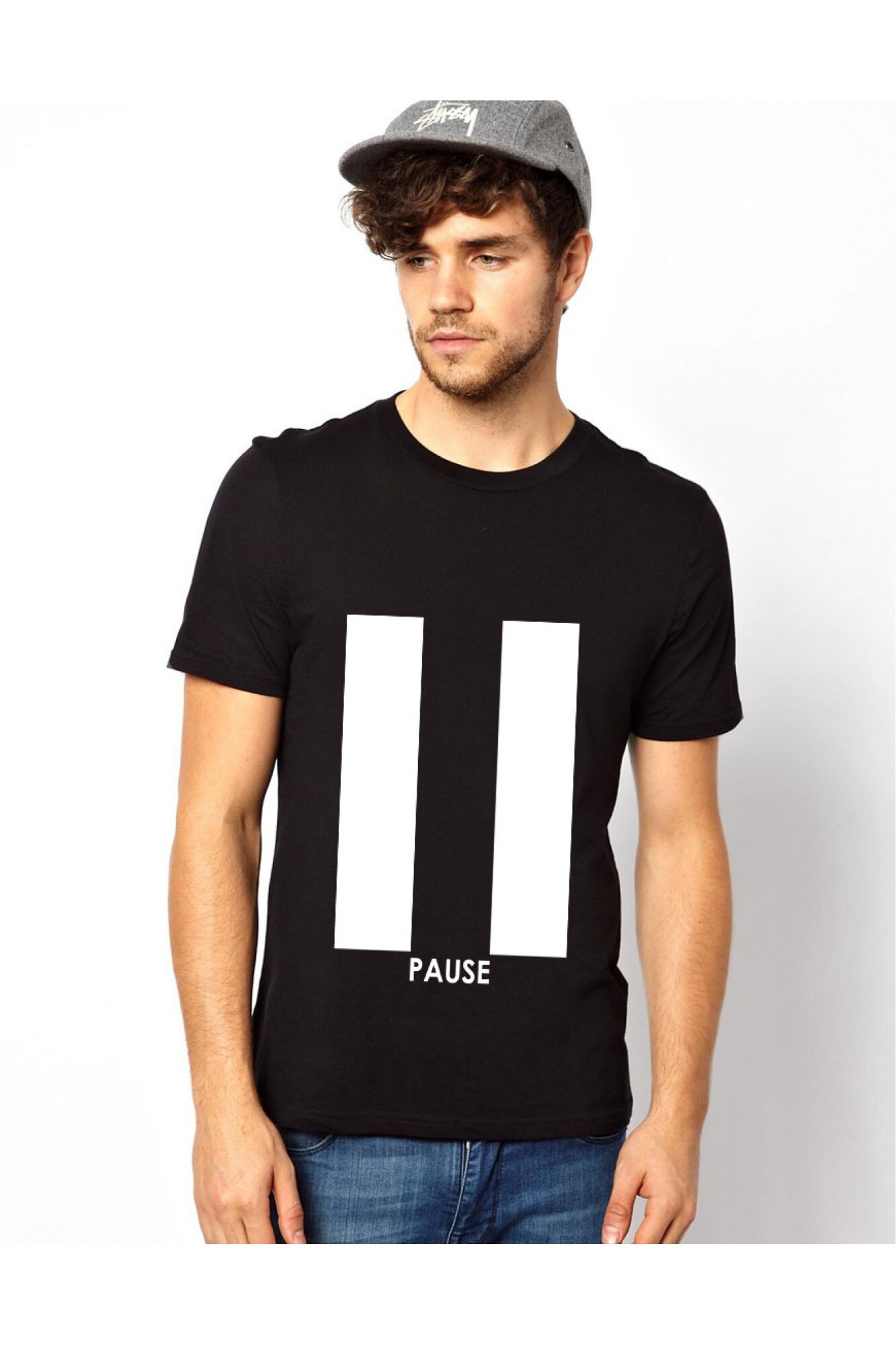 Tricou Pause - Negru
