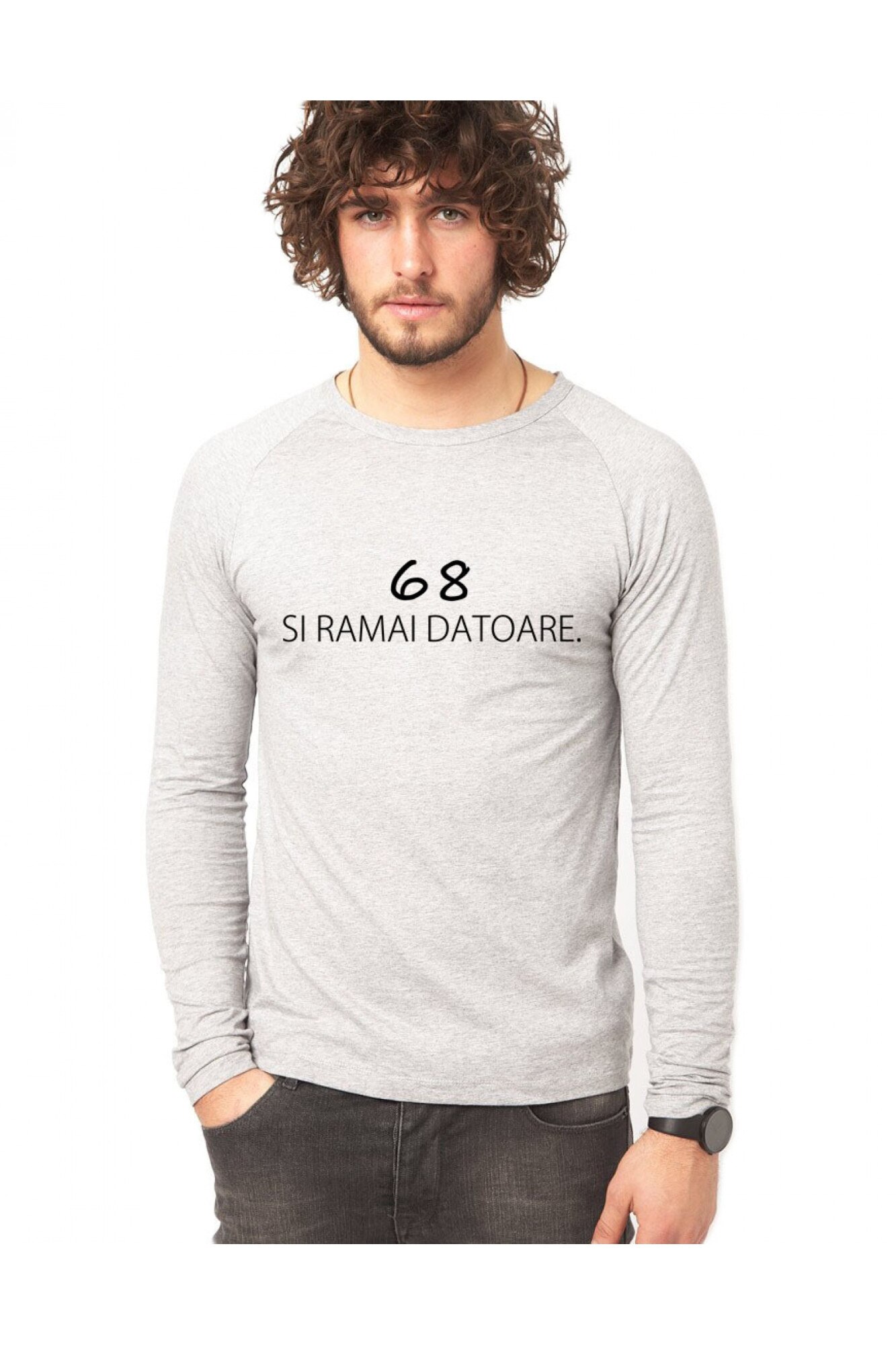 Bluza, barbati, Ramai Datoare, Gri