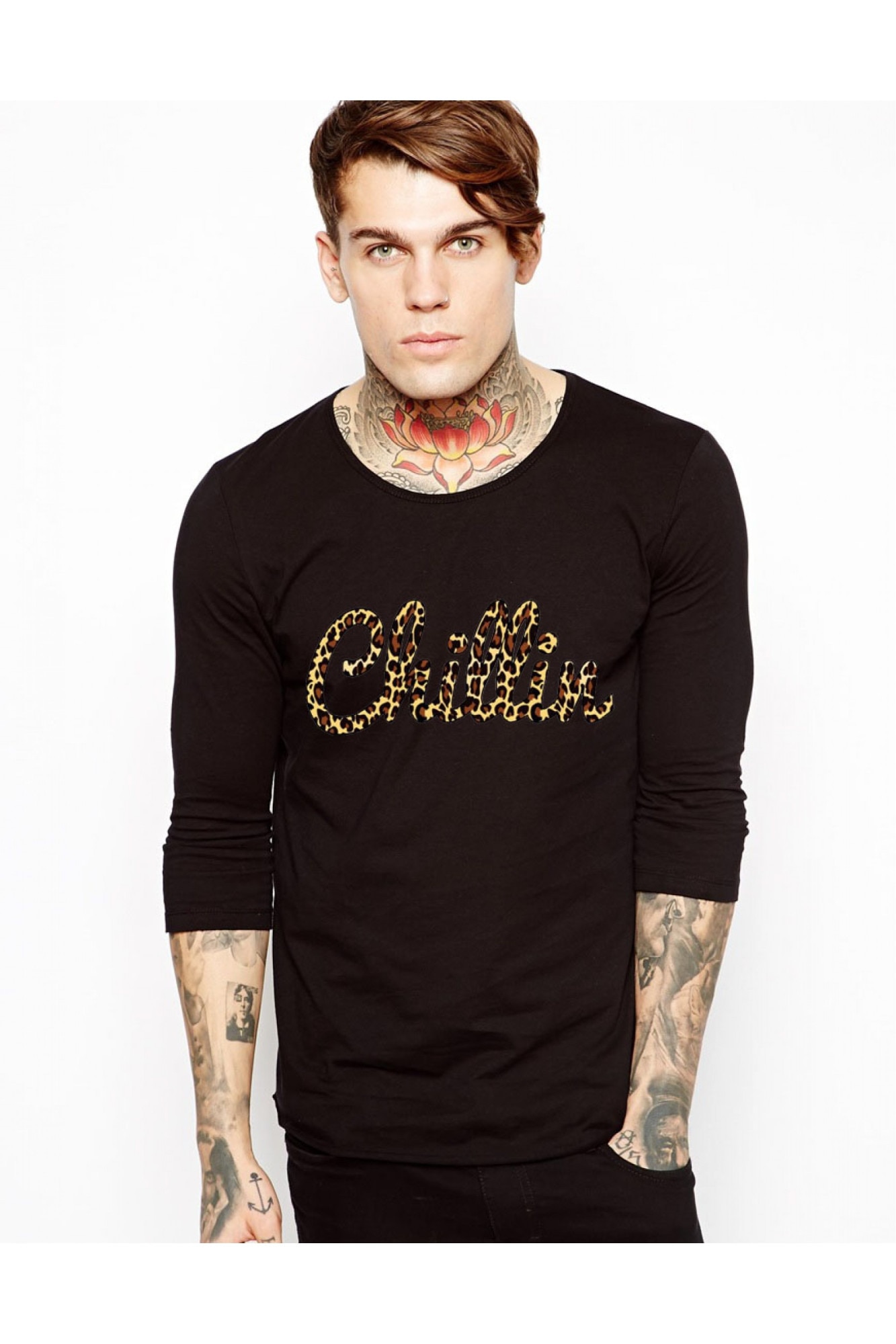 Bluza, barbati Chillin, Negru