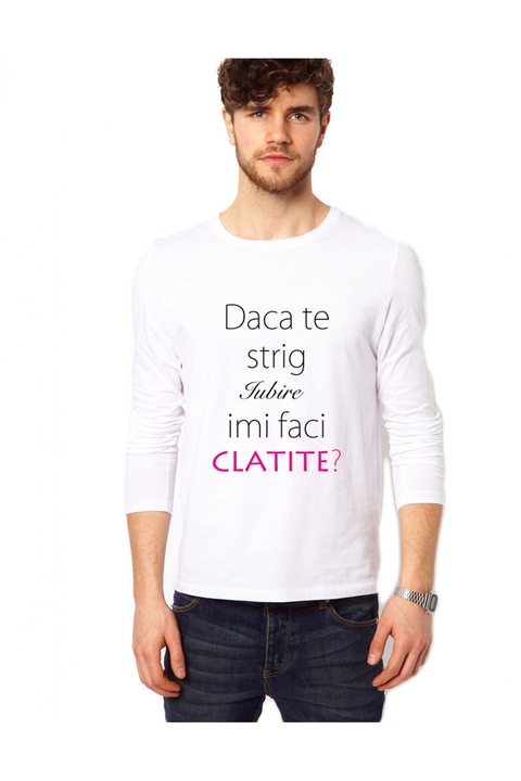 Bluza, barbati, Iubire, Alb