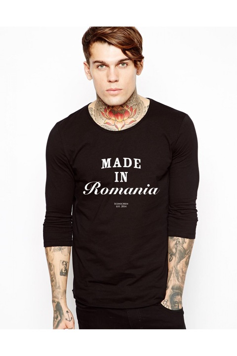 Bluza, barbati, Made in Romania1, Negru