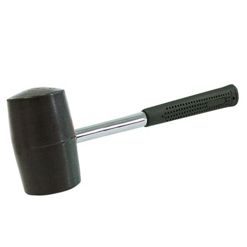 Ciocan cauciuc rigid Mega, 55 mm, 430 g, maner metalic Ciocan cauciuc rigid Mega, 55 mm, 430 g, maner metalic