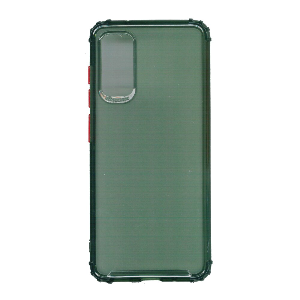 Husa din silicon matte crack, pentru Samsung Galaxy S20, verde
