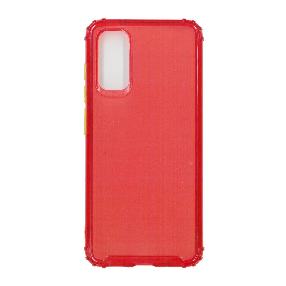 Husa din silicon matte crack, pentru Samsung Galaxy S20, rosu