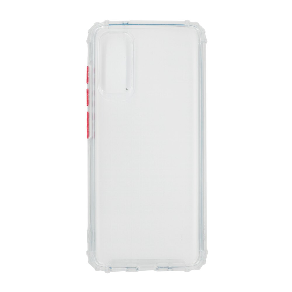 Husa din silicon matte crack, pentru Samsung Galaxy S20, alb