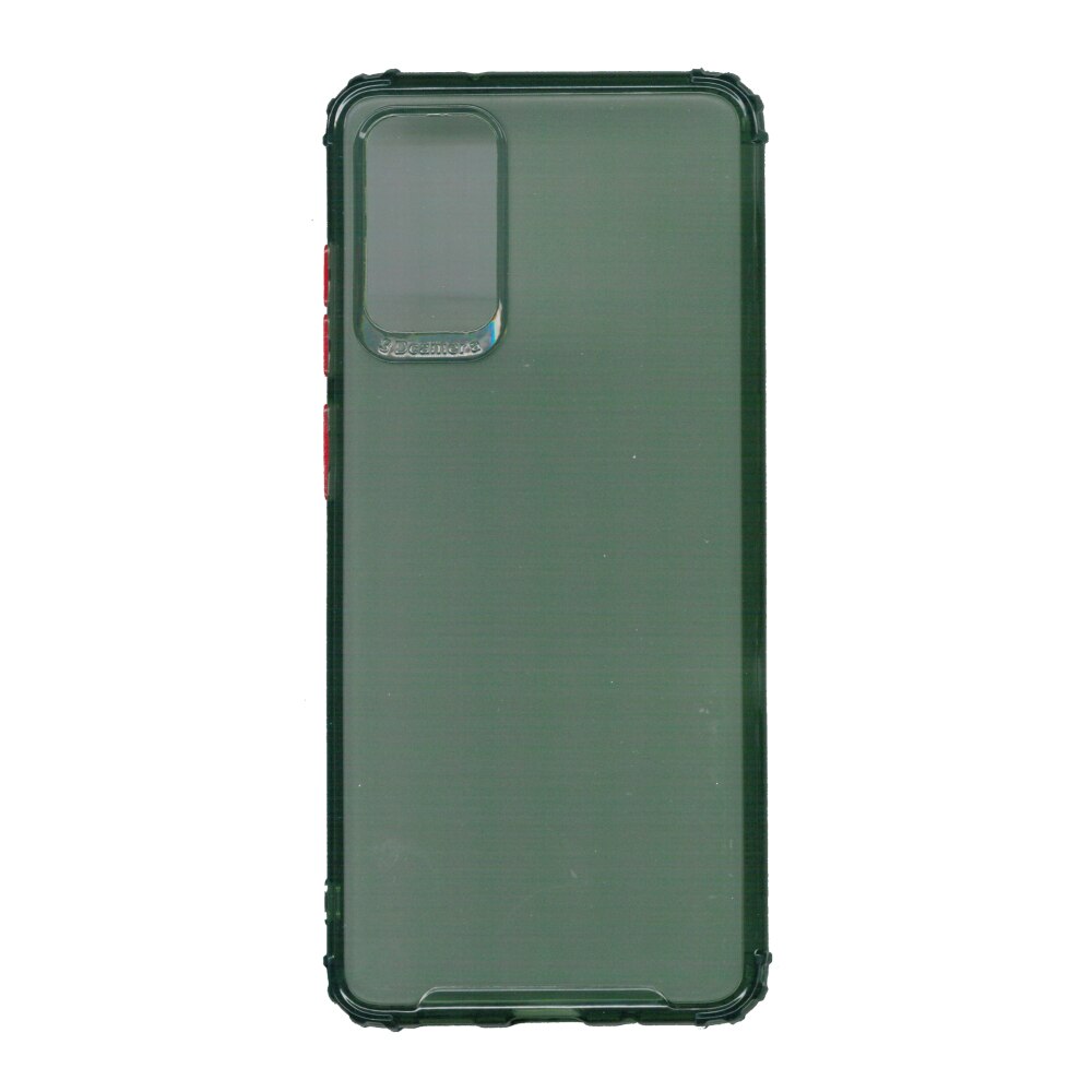 Husa din silicon matte crack, pentru Samsung Galaxy S20 Plus, verde