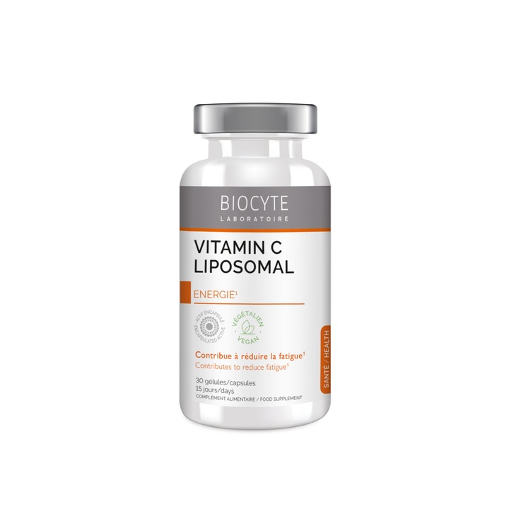 Vitamina C lipozomala, Biocyte, Vitamin C liposomal, 30 cps