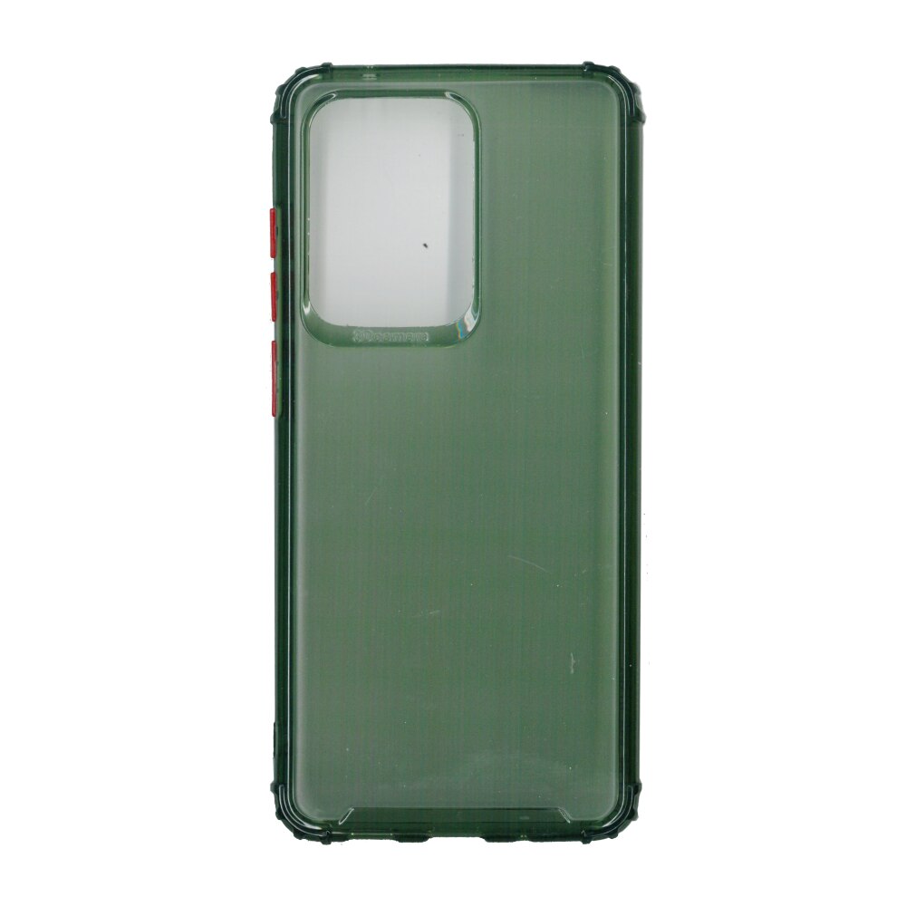 Husa din silicon matte crack, pentru Samsung Galaxy S20 Ultra, verde