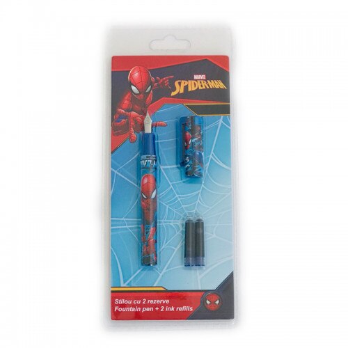 Stilou Spider-Man cu 2 rezerve SMN01013