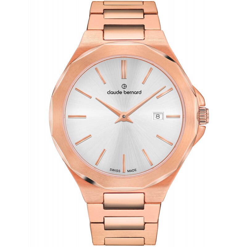 Ceas dama Claude Bernard 57005 37RM AIR Quartz Rose gold