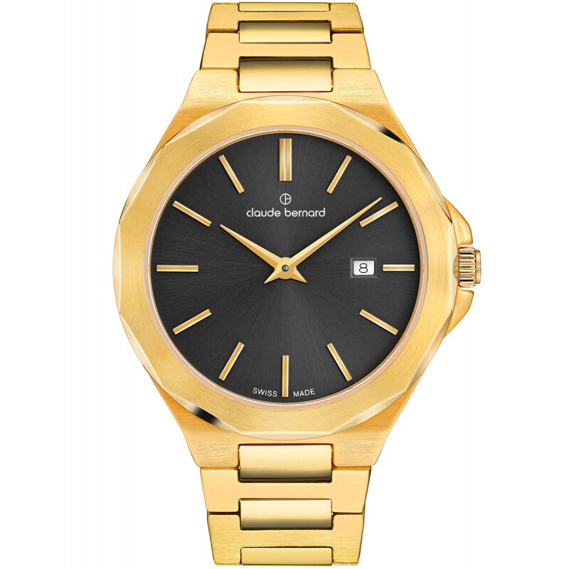 Ceas dama Claude Bernard 57005 37JM NID Quartz Auriu