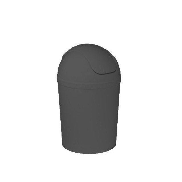 Cos de gunoi, Jotta, 5L, gri inchis, Classic