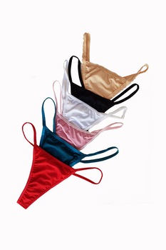 Set 6 buc chilot tanga, multicolor, microfibra, FANTAZIA, BLD by Exclusive, Multicolor Set 6 buc chilot tanga, multicolor, microfibra, FANTAZIA, BLD by Exclusive, Multicolor