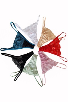 Set 7 buc chilot tanga, dantela,multicolor, FANTAZIA, BLD by Exclusive, Multicolor Set 7 buc chilot tanga, dantela,multicolor, FANTAZIA, BLD by Exclusive, Multicolor