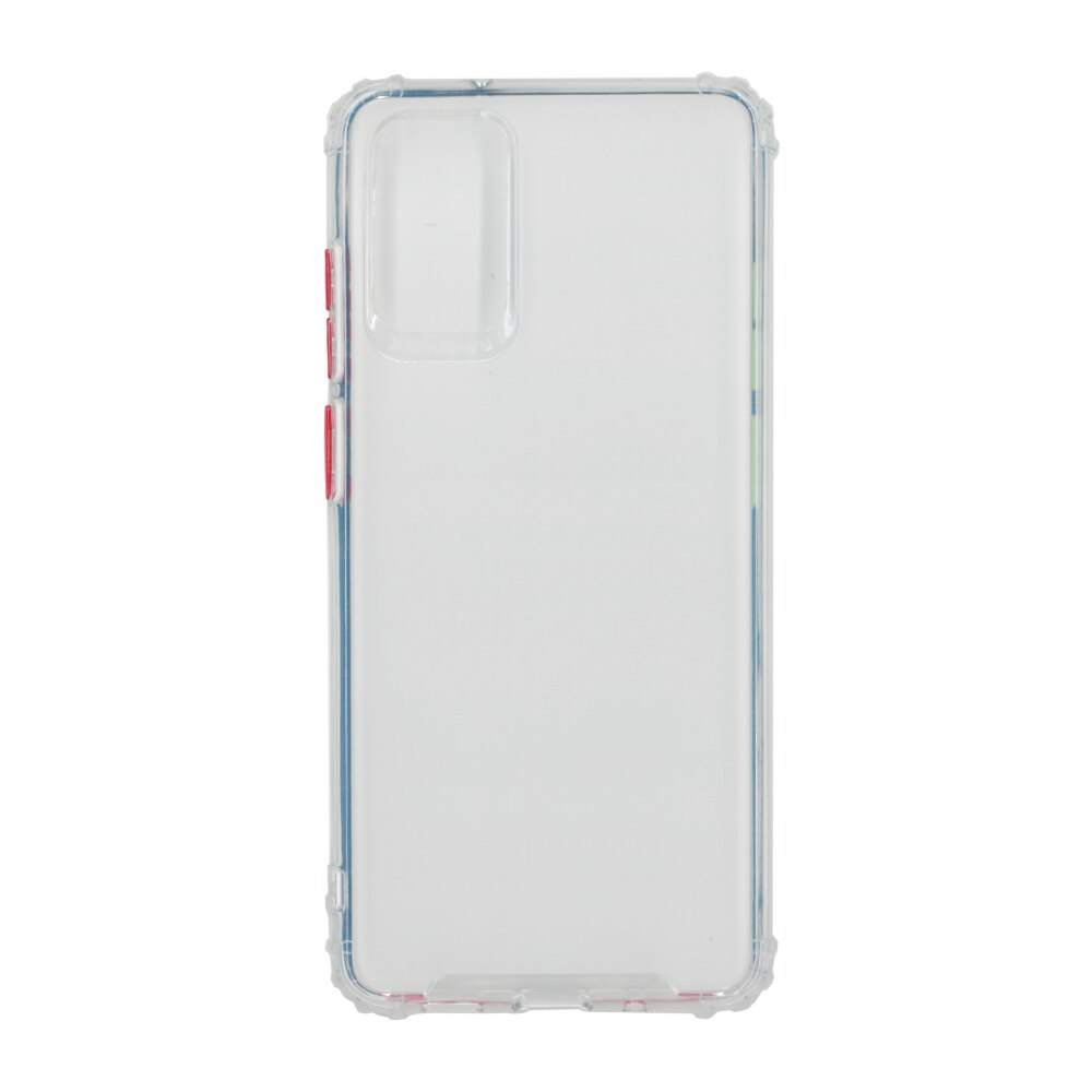 Husa din silicon matte crack, pentru Samsung Galaxy S20 Plus, alb