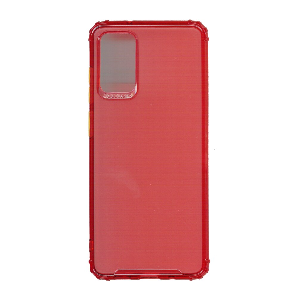 Husa din silicon matte crack, pentru Samsung Galaxy S20 Plus, rosu