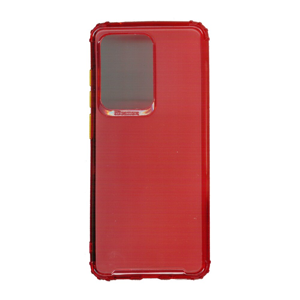 Husa din silicon matte crack, pentru Samsung Galaxy S20 Ultra, rosu