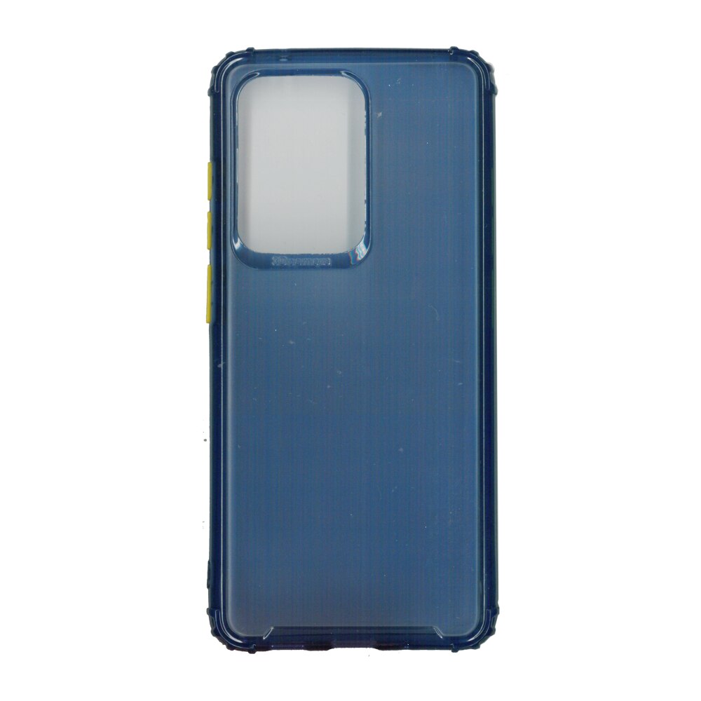 Husa din silicon matte crack, pentru Samsung Galaxy S20 Ultra, albastru