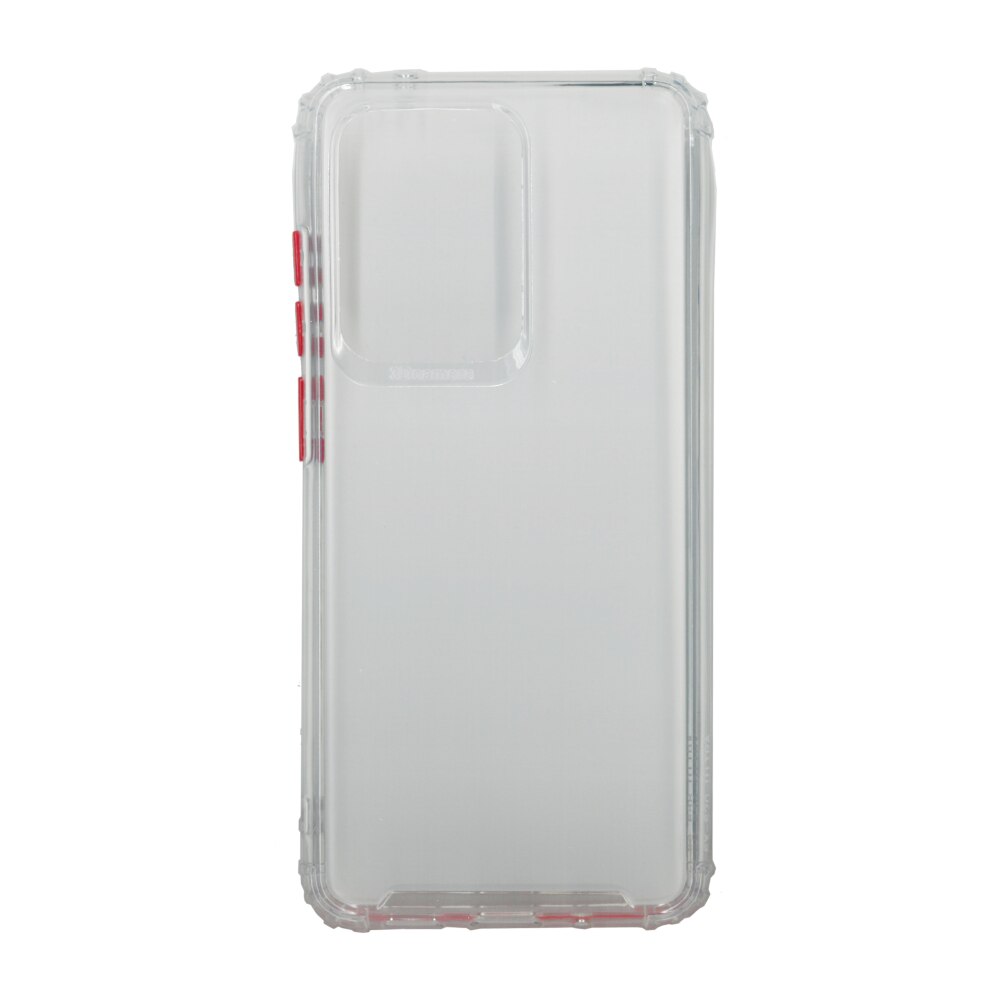 Husa din silicon matte crack, pentru Samsung Galaxy S20 Ultra, alb
