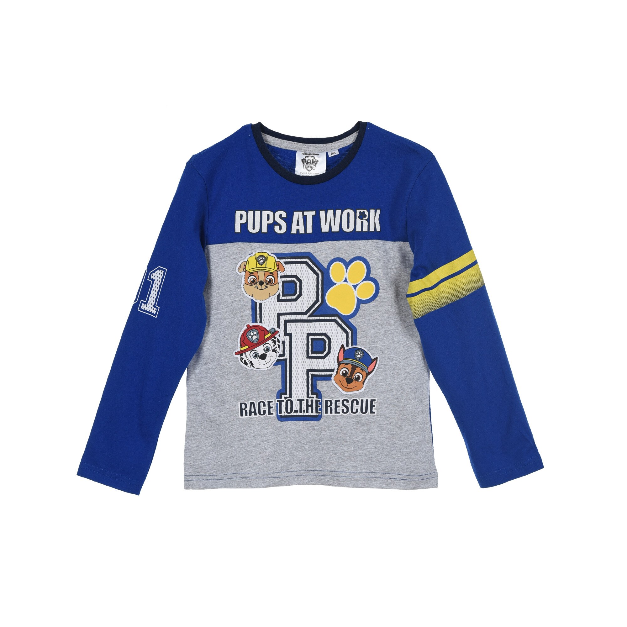 Bluza Patrula Catelusilor albastru/gri