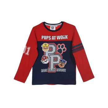 Bluza Patrula Catelusilor rosu/ bleumarin, 3 ani, 98 cm Bluza Patrula Catelusilor rosu/ bleumarin, 3 ani, 98 cm