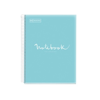 Caiet Miquelrius, Emotions, Skyblue, A5, patratele,160 file, 90gr, coperta polipropilena Caiet Miquelrius, Emotions, Skyblue, A5, patratele,160 file, 90gr, coperta polipropilena