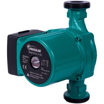 Pompa recirculare apa curata PRO-SOLAR PS 25/6G-180, 220 V, IP 44 Pompa recirculare apa curata PRO-SOLAR PS 25/6G-180, 220 V, IP 44