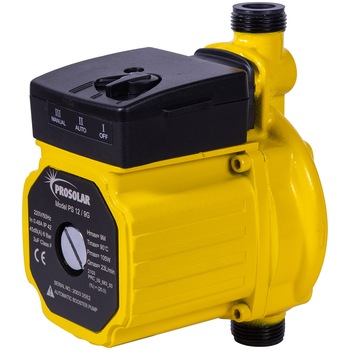 Pompa ridicare presiune sisteme solare nepresurizate Prosolar PS 12/9 G, 180 mm, inaltime max 9 m Pompa ridicare presiune sisteme solare nepresurizate Prosolar PS 12/9 G, 180 mm, inaltime max 9 m