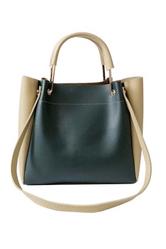 Geanta de dama Lynette verde 2 in 1 din piele ecologica, 30 x 26 x 12 cm Geanta de dama Lynette verde 2 in 1 din piele ecologica, 30 x 26 x 12 cm