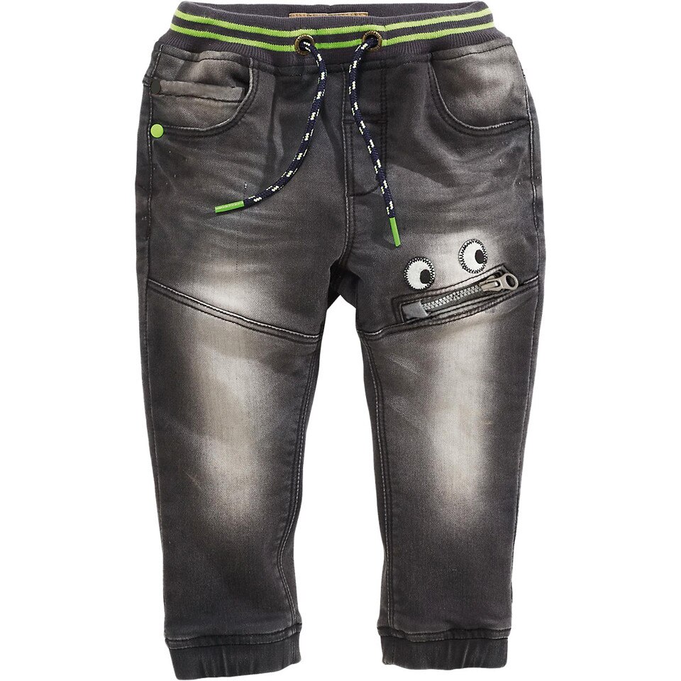 Blugi baieti Next, gri, marimea 80 cm, 9-12 luni