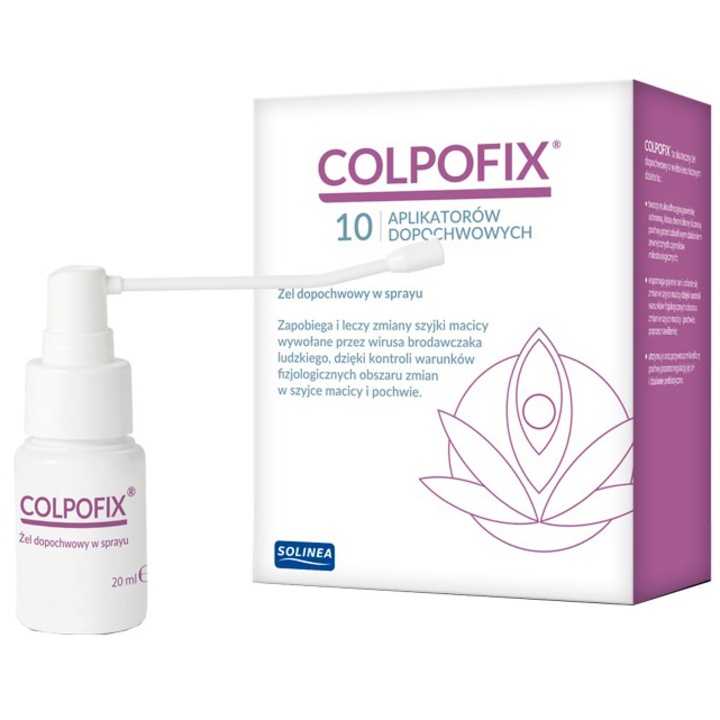 Spray Vaginal Colpofix, 10 aplicatoare 20 ml