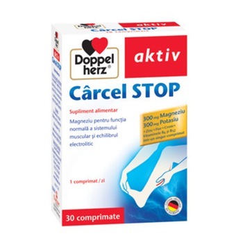 Supliment alimentar DOPPELHERZ AKTIV CARCEL STOP, 30 comprimate Supliment alimentar DOPPELHERZ AKTIV CARCEL STOP, 30 comprimate
