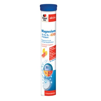 Supliment alimentar DOPPELHERZ MAGNEZIU 400+B1+B6+B12+ACID FOLIC, 15 tablete Supliment alimentar DOPPELHERZ MAGNEZIU 400+B1+B6+B12+ACID FOLIC, 15 tablete