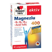 supliment alimentar doppelherz magneziu 400  b1  b6 b12  acid folic 30 tablete imagen 11_0_
0