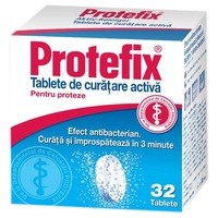 Tablete de curatare pentru proteza dentara Protefix, 66 tablete