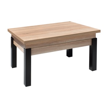 Masa de Cafea Extensibila, TRANSFORMER BUTTERFLY, 90x60x52cm, Sonoma/Wenge Masa de Cafea Extensibila, TRANSFORMER BUTTERFLY, 90x60x52cm, Sonoma/Wenge