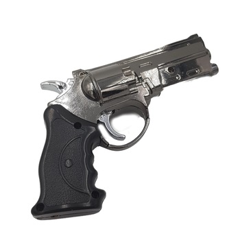 Bricheta antivant pistol metal, Dalimag, 13 cm, negru Bricheta antivant pistol metal, Dalimag, 13 cm, negru